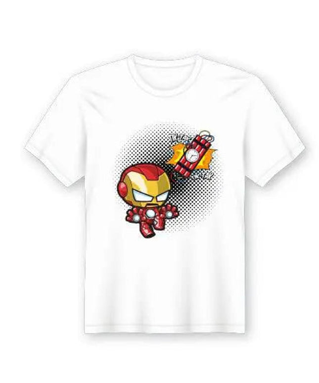 T-Shirt em Lata Super Heróis Marvel - Bee my Gift