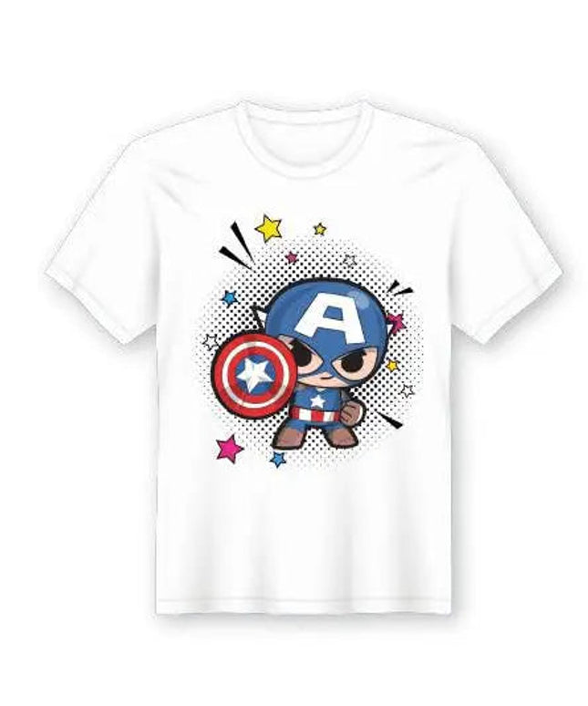 T-Shirt em Lata Super Heróis Marvel - Bee my Gift