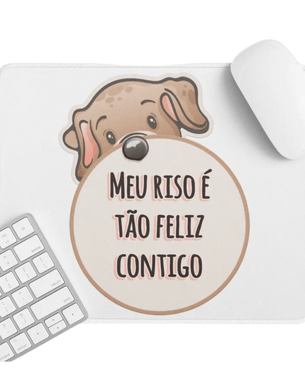Tapete de Rato Meu Riso É Tão Feliz Contigo - Bee my Gift