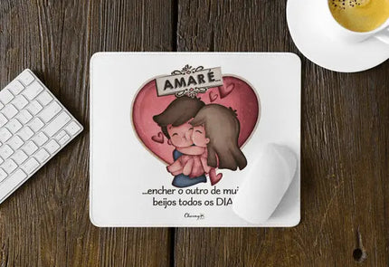 Tapete Rato Namorados Personalizável 119 - Bee my Gift