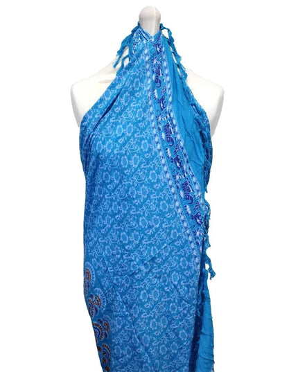 Teal Orange Mandela Sarong - Bee my Gift