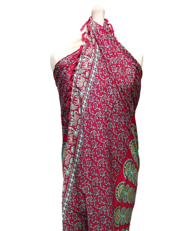 Teal Purple Mandela Sarong - Bee my Gift