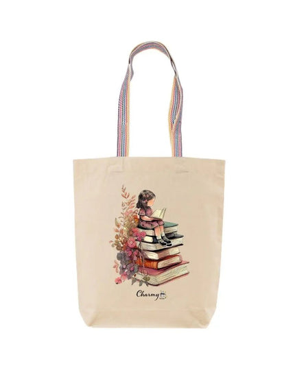 Tote bag Book Girl - Bee my Gift