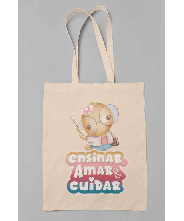 Tote Bag Ensinar Amar e Cuidar - Bee my Gift
