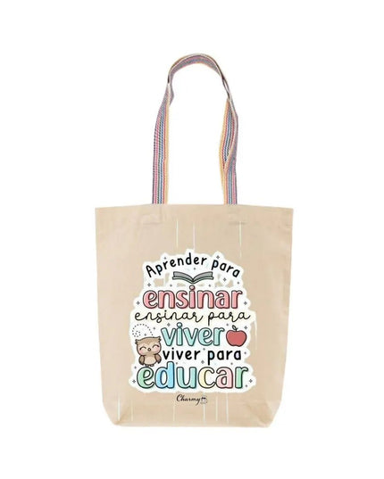 Tote Bag Ensinar Para Educar - Bee my Gift