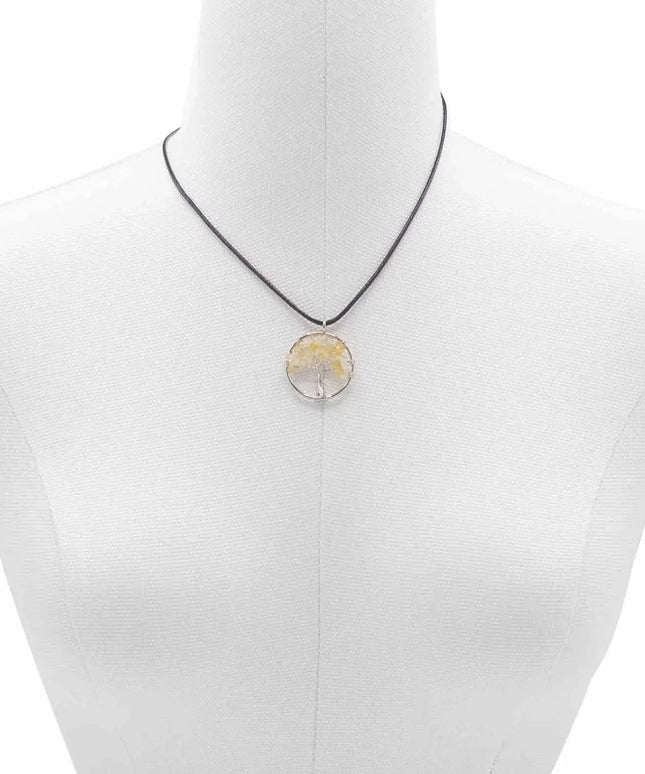 Tree of Life Pendant - Carnelian - Bee my Gift