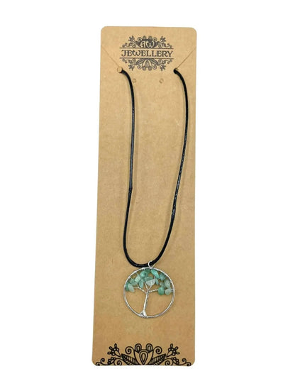 Tree of Life Pendant - Jade - Bee my Gift