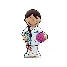 USB em Lata Fisioterapeuta Mulher - Bee my Gift
