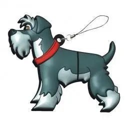 USB em Lata Schnauzer - Bee my Gift