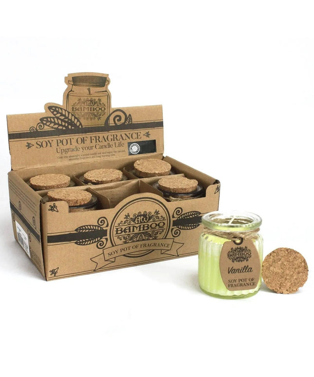Vela de soja aroma baunilha para decoração sustentável - Bee my Gift