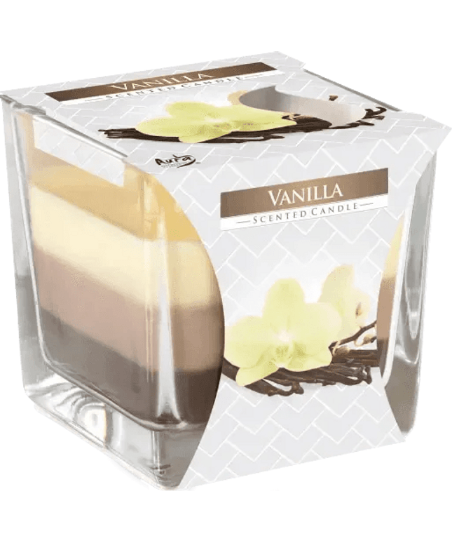 Vela em Frasco Arco - Íris – Baunilha - Bee my Gift
