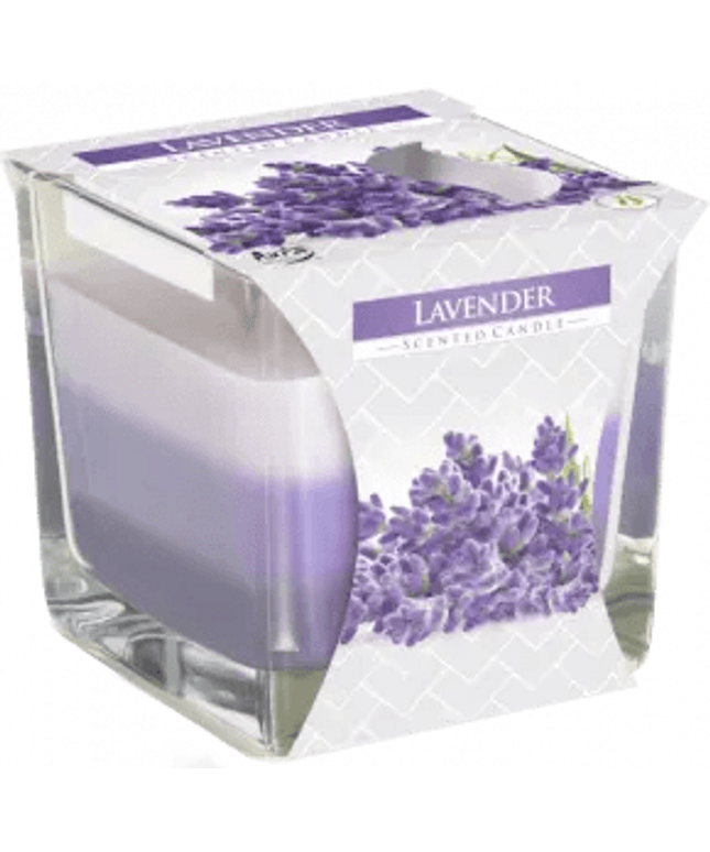 Vela em Frasco Arco - Íris – Lavanda - Bee my Gift
