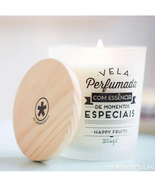 Vela perfumada com essência de momentos especiais By Mr Wonderful - Bee my Gift