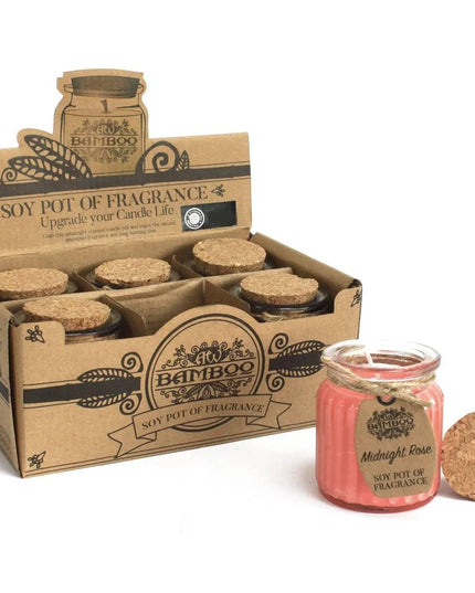 Vela perfumada de soja Midnight Rose - Aroma Natural - Bee my Gift