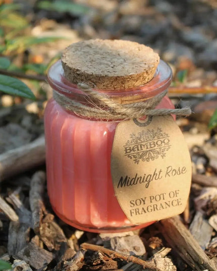 Vela perfumada de soja Midnight Rose - Aroma Natural - Bee my Gift