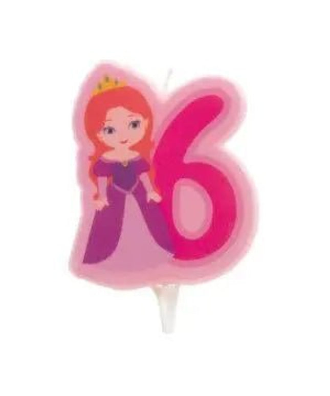 Velas 2d princesa nº 6 - 7 cm by deKora - Bee my Gift