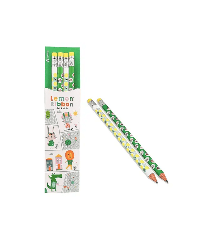 VIARCO Leão e Crocodilo Set 4 Lápis Viarco - Bee my Gift